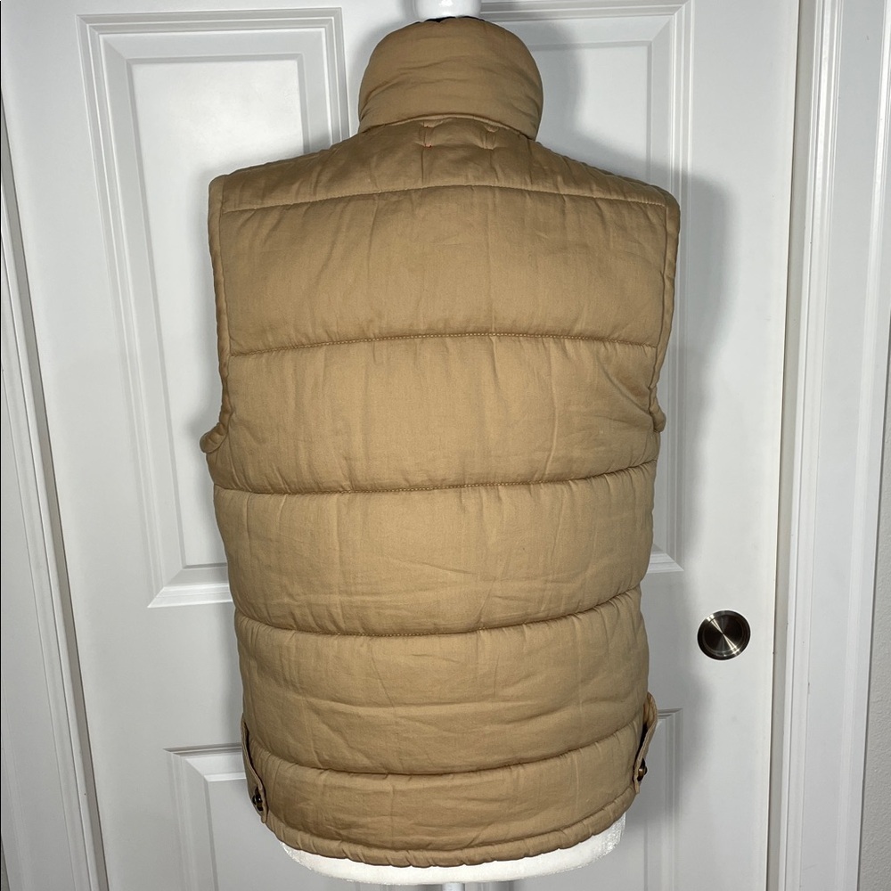 XIRENA Hunter Puffer Vest Size Small Tan Reversible Yucca Zip Up - Picture 6 of 17